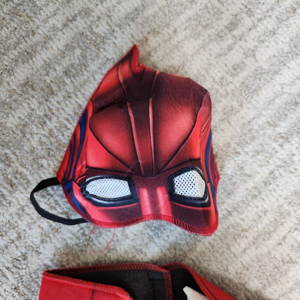 Marvel youth Captin Marvel costume pretend play jumpsuit size L 12-14 - Picture 6 of 11